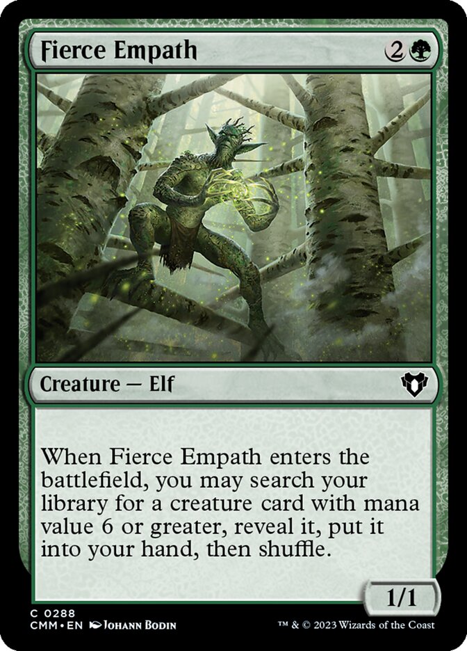 Fierce Empath - [Foil] Commander Masters (CMM)