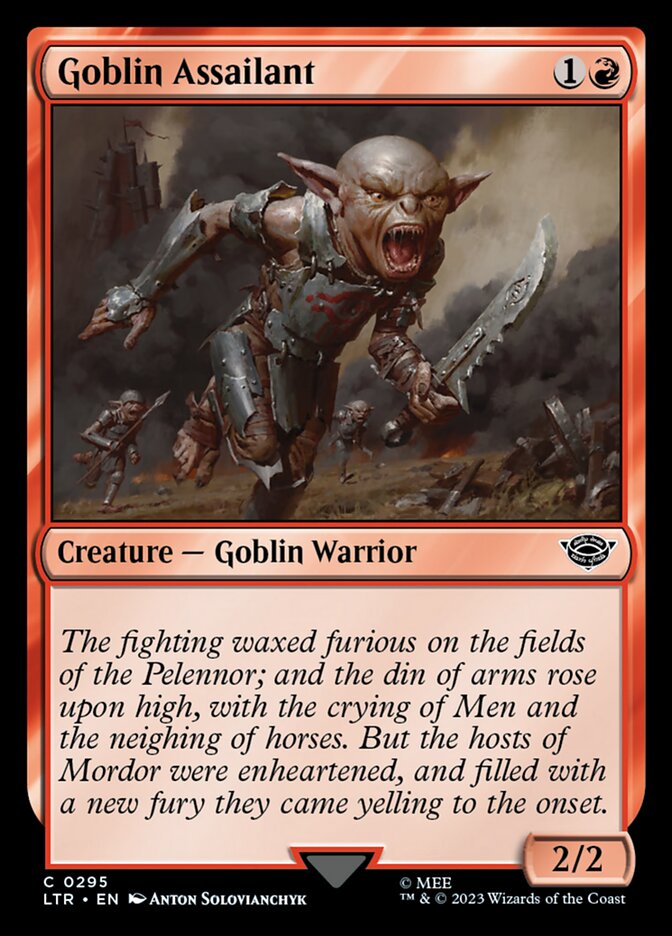 Goblin Assailant - [Foil] The Lord of the Rings: Tales of Middle-earth (LTR)