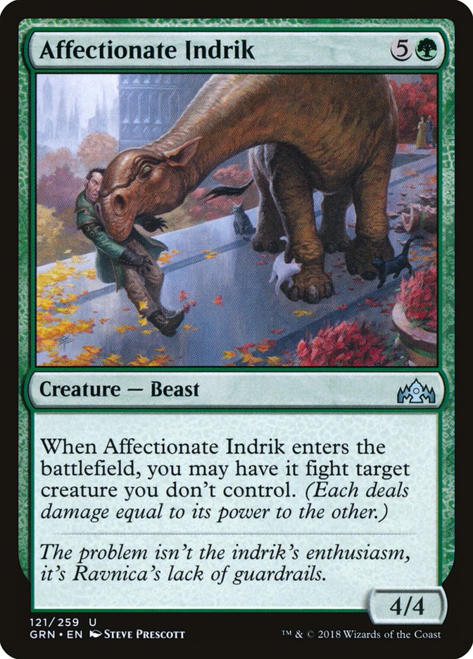 Affectionate Indrik - [Foil] Guilds of Ravnica (GRN)