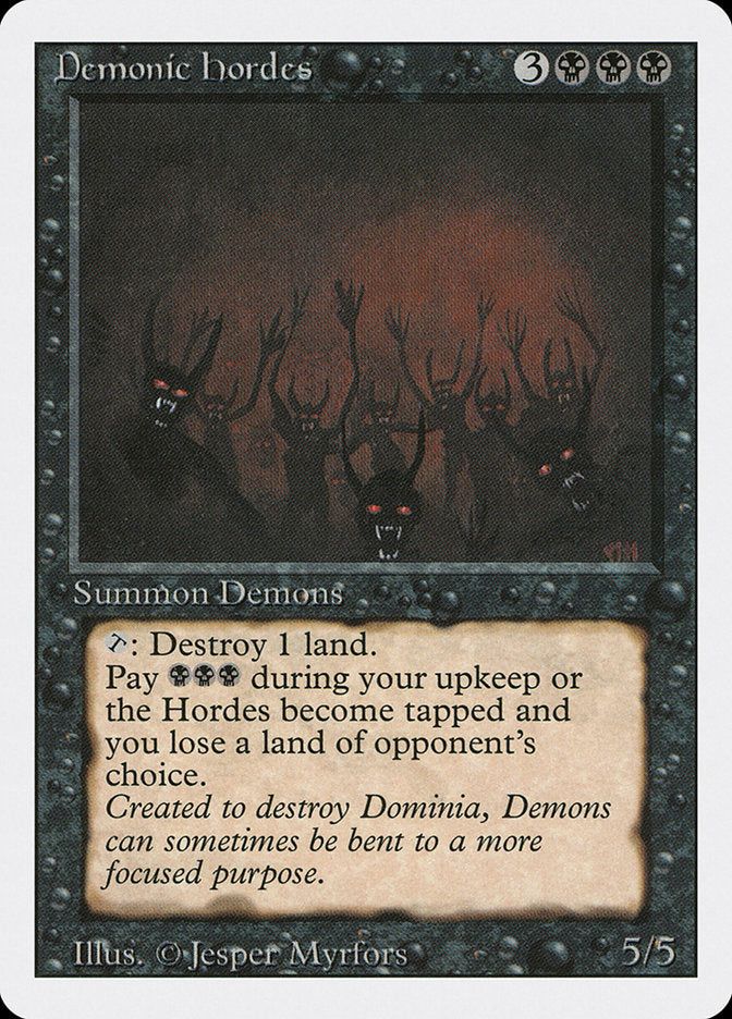 Demonic Hordes - Revised Edition (3ED)