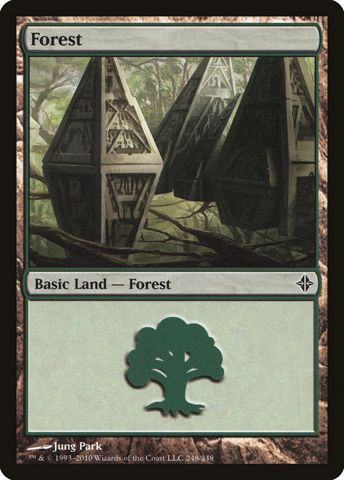 Forest - [Foil] Rise of the Eldrazi (ROE)