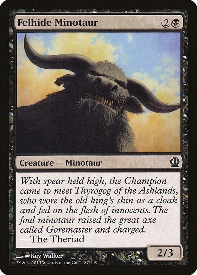 Felhide Minotaur - [Foil] Theros (THS)