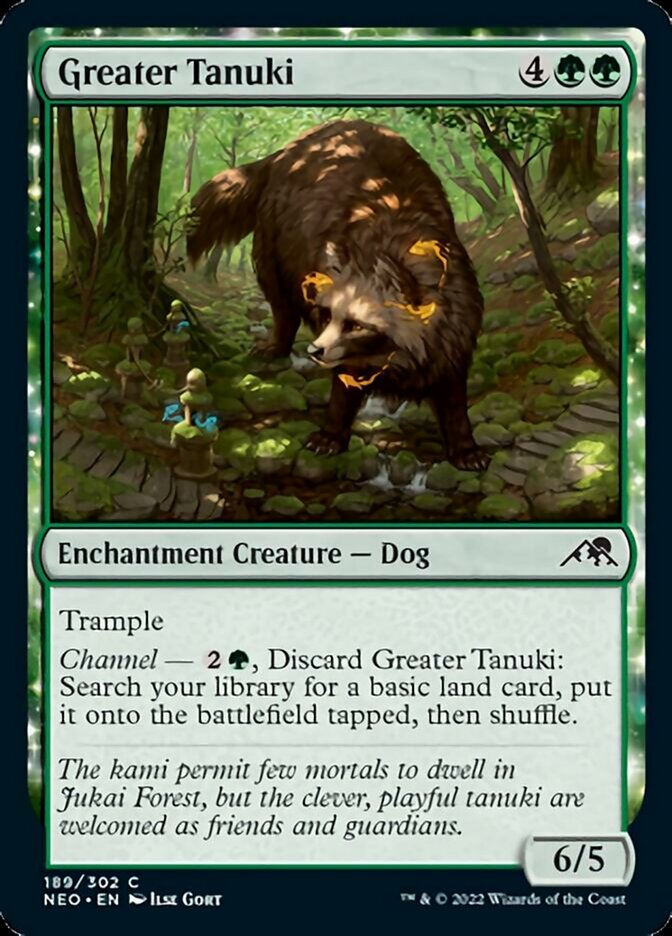 Greater Tanuki - [Foil] Kamigawa: Neon Dynasty (NEO)