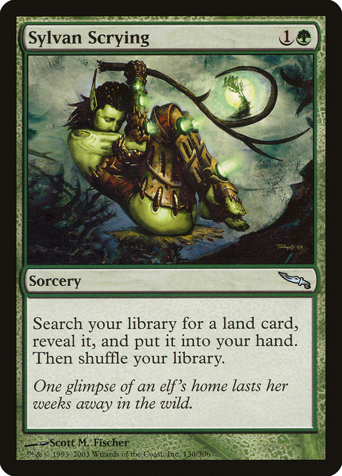 Sylvan Scrying - [Foil] Mirrodin (MRD)