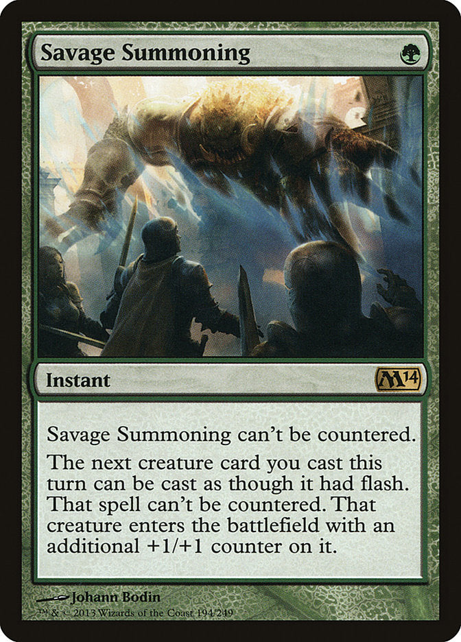 Savage Summoning - Magic 2014 (M14)