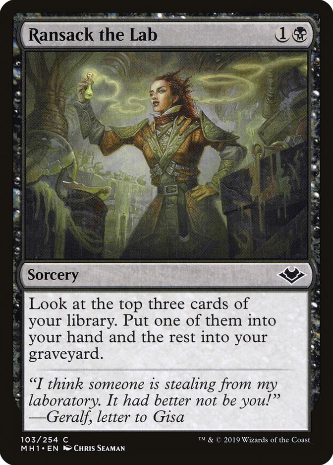 Ransack the Lab - Modern Horizons (MH1)