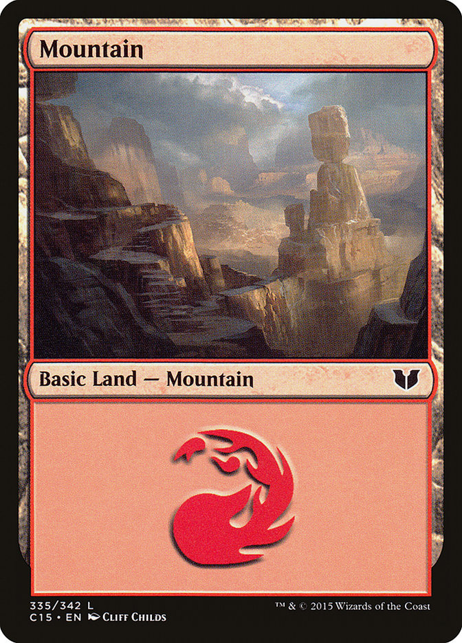 Mountain (335) - Commander 2015 (C15)