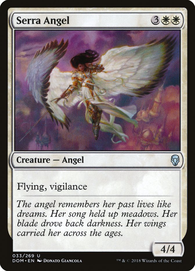 Serra Angel - [Foil] Dominaria (DOM)