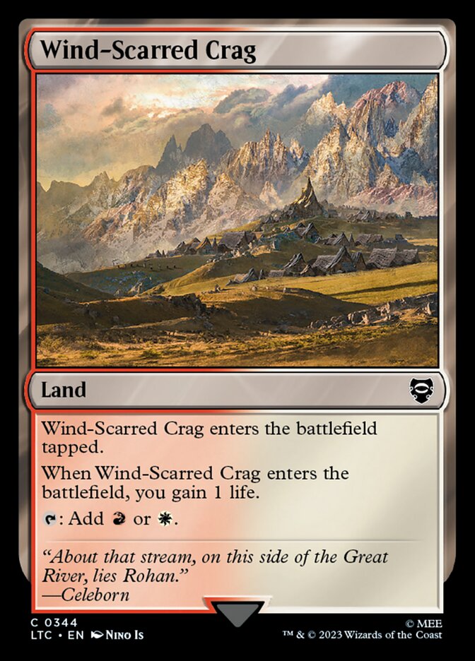 Wind-Scarred Crag - Tales of Middle-earth Commander (LTC)