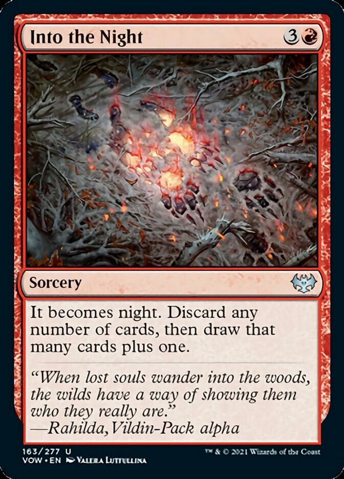 Into the Night - [Foil] Innistrad: Crimson Vow (VOW)