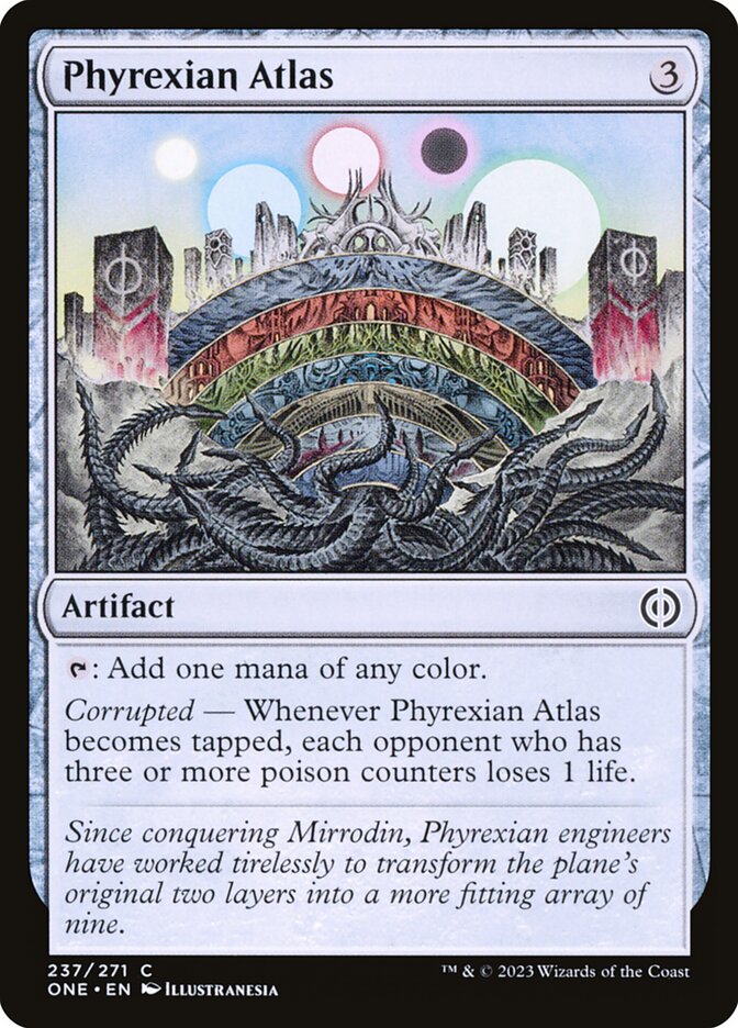 Phyrexian Atlas - [Foil] Phyrexia: All Will Be One (ONE)