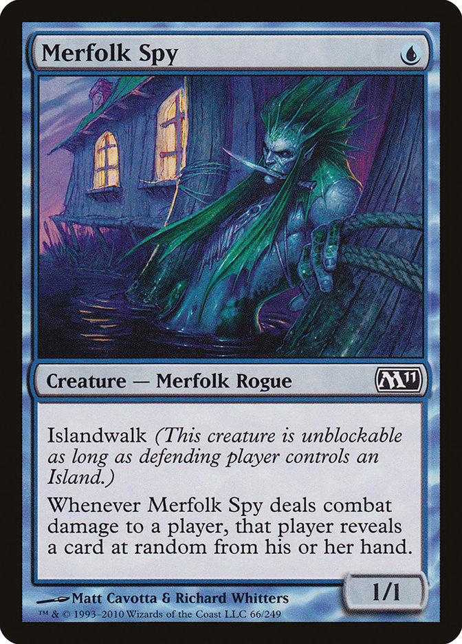 Merfolk Spy - [Foil] Magic 2011 (M11)