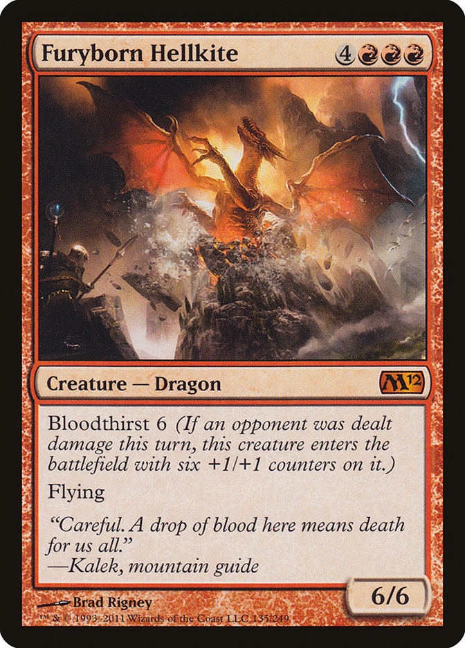 Furyborn Hellkite - [Foil] Magic 2012 (M12)