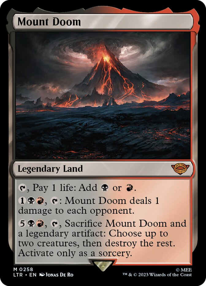 Mount Doom - [Foil] The Lord of the Rings: Tales of Middle-earth (LTR)