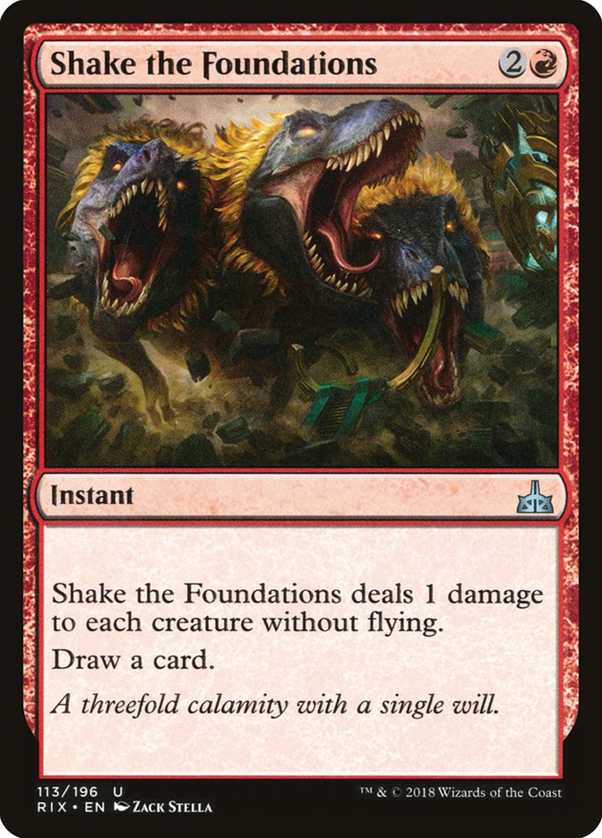 Shake the Foundations - [Foil] Rivals of Ixalan (RIX)