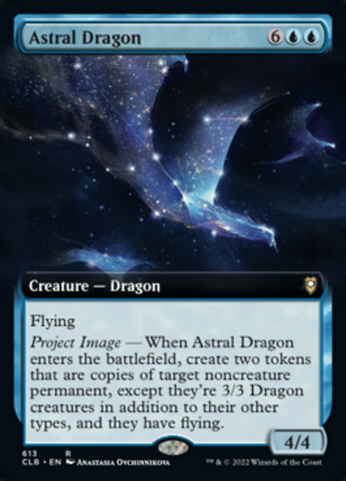 Astral Dragon - [Foil, Extended Art] Commander Legends: Battle for Baldur's Gate (CLB)