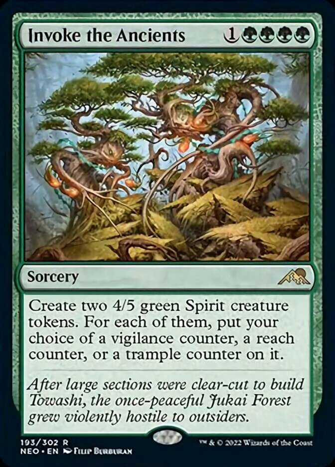 Invoke the Ancients - [Foil] Kamigawa: Neon Dynasty (NEO)