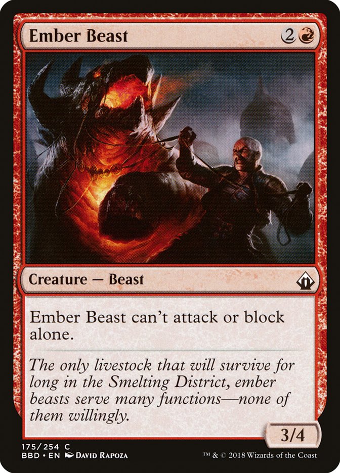 Ember Beast - [Foil] Battlebond (BBD)