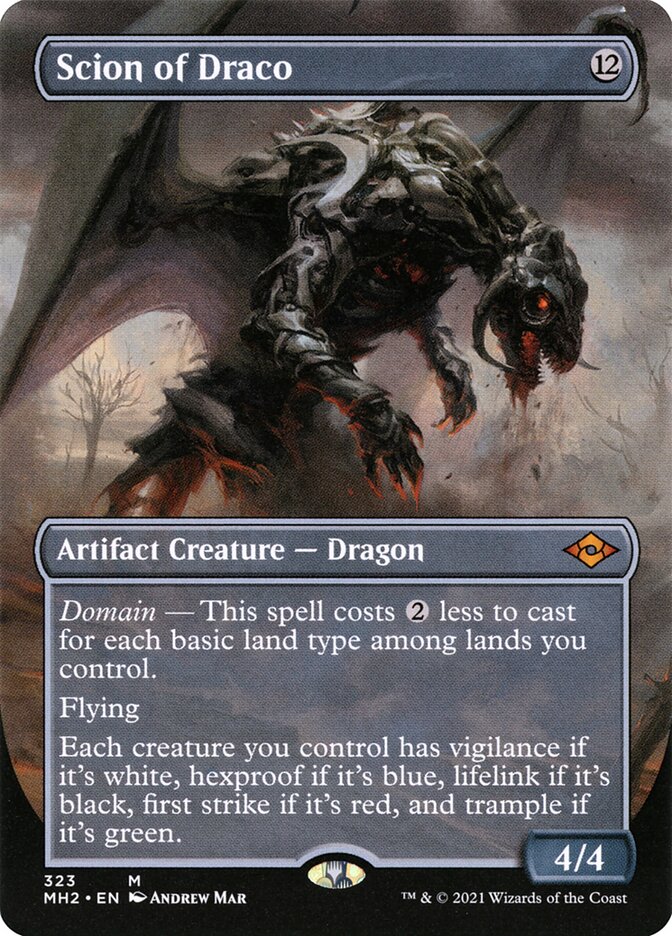 Scion of Draco - [Foil, Borderless] Modern Horizons 2 (MH2)
