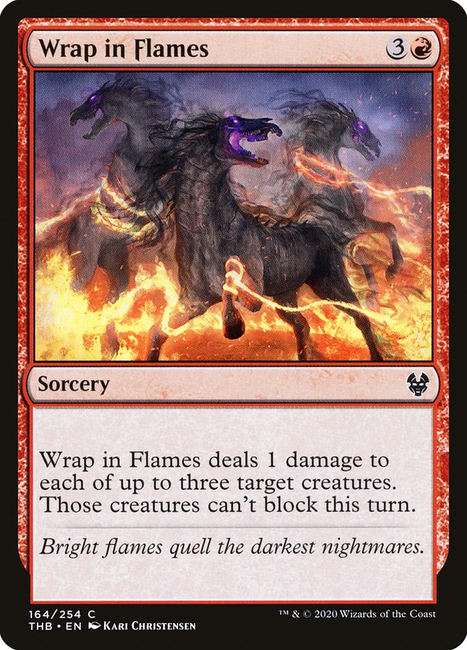 Wrap in Flames - [Foil] Theros Beyond Death (THB)