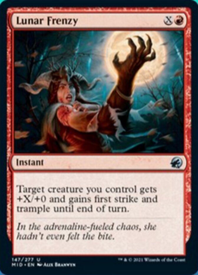 Lunar Frenzy - [Foil] Innistrad: Midnight Hunt (MID)