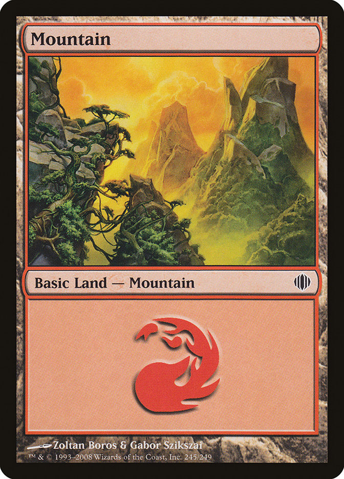 Mountain (245) - [Foil] Shards of Alara (ALA)