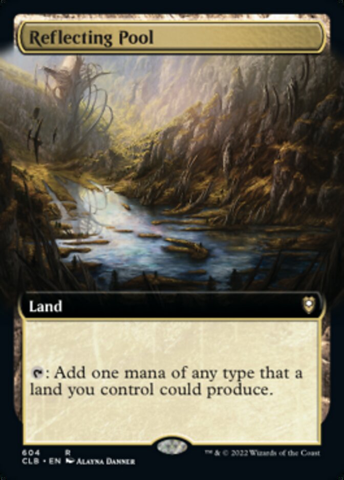 Reflecting Pool - [Foil, Extended Art] Commander Legends: Battle for Baldur's Gate (CLB)