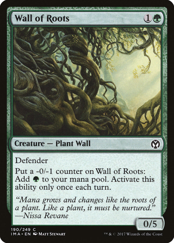 Wall of Roots - [Foil] Iconic Masters (IMA)