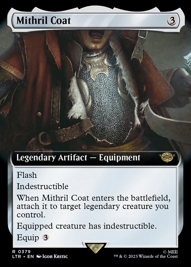 Mithril Coat - [Foil, Extended Art] The Lord of the Rings: Tales of Middle-earth (LTR)