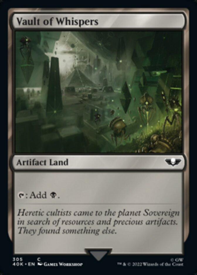 Vault of Whispers - [Surge Foil] Warhammer 40,000 Commander (40K)