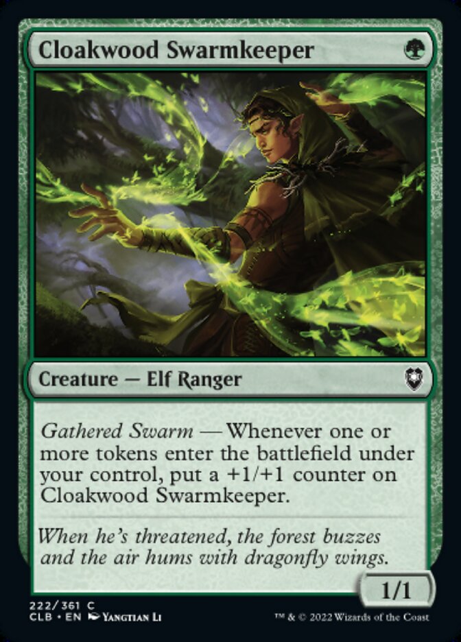 Cloakwood Swarmkeeper - [Foil] Commander Legends: Battle for Baldur's Gate (CLB)