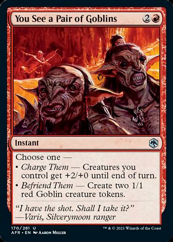 You See a Pair of Goblins - [Foil] Adventures in the Forgotten Realms (AFR)