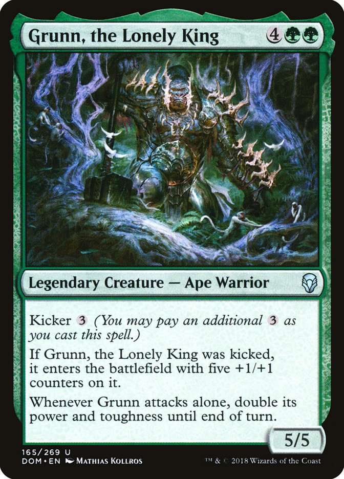 Grunn, the Lonely King - [Foil] Dominaria (DOM)