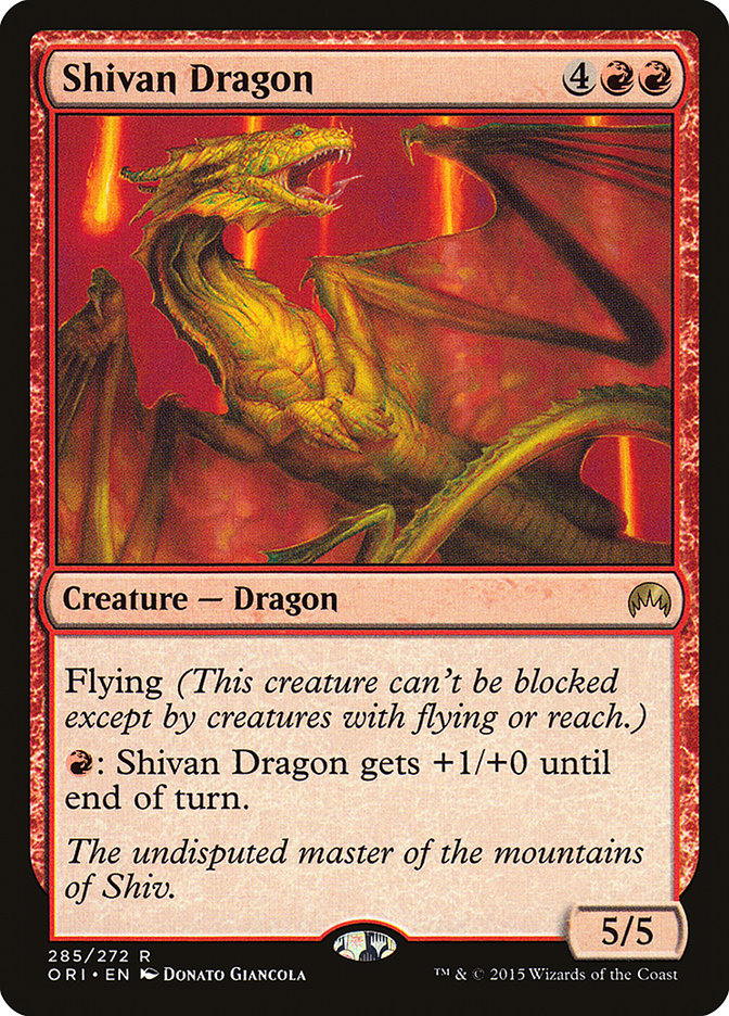 Shivan Dragon - Magic Origins (ORI)