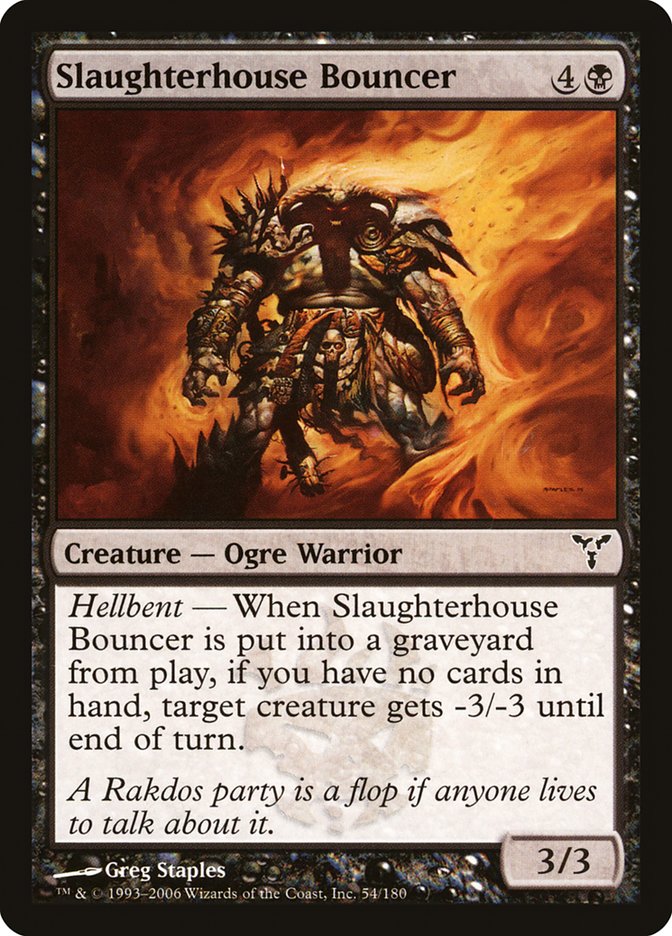 Slaughterhouse Bouncer - [Foil] Dissension (DIS)