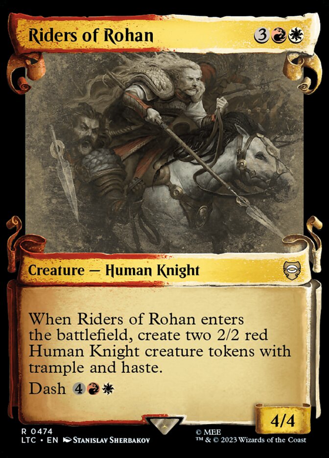 Riders of Rohan - [Foil, Showcase Scroll] Tales of Middle-earth Commander (LTC)