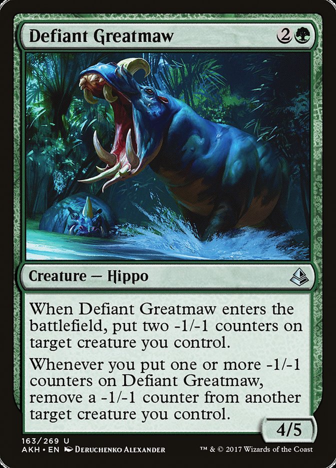 Defiant Greatmaw - [Foil] Amonkhet (AKH)