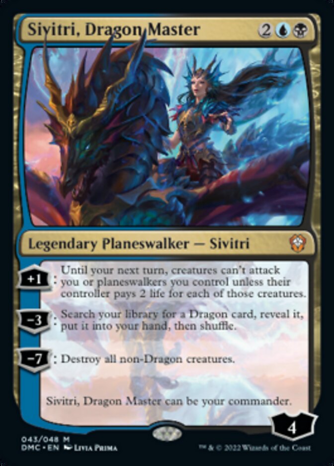 Sivitri, Dragon Master - [Foil] Dominaria United Commander (DMC)