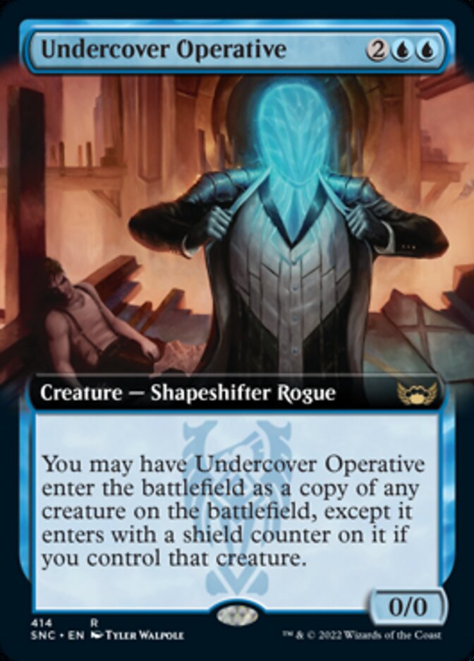 Undercover Operative - [Foil, Extended Art] Streets of New Capenna (SNC)