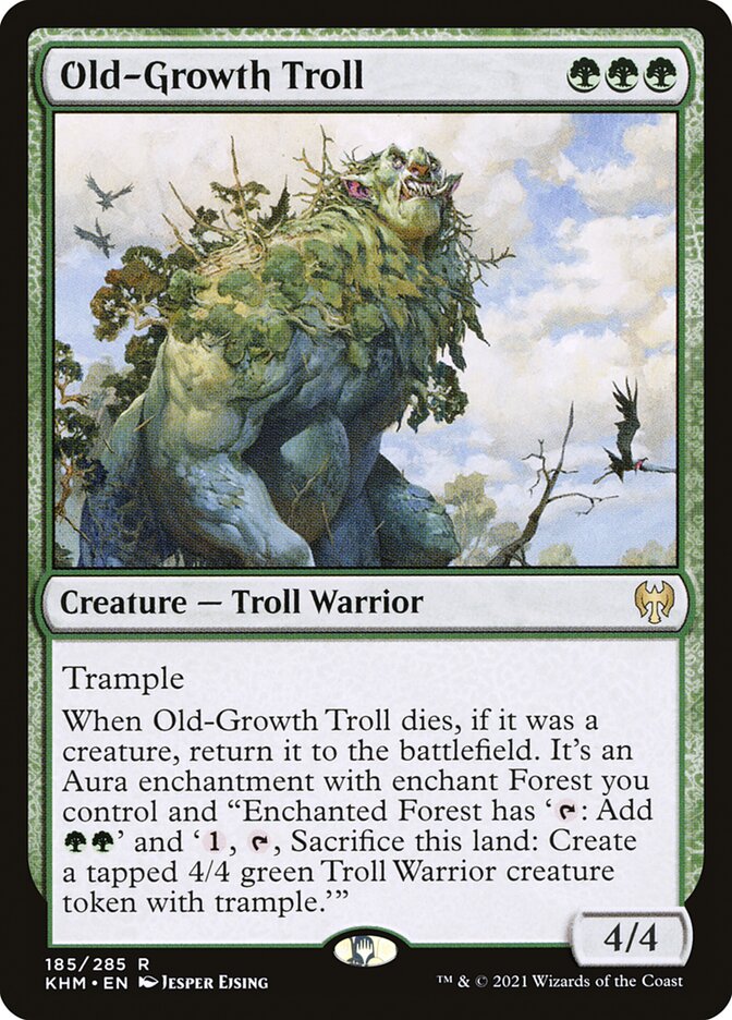 Old-Growth Troll - [Foil] Kaldheim (KHM)