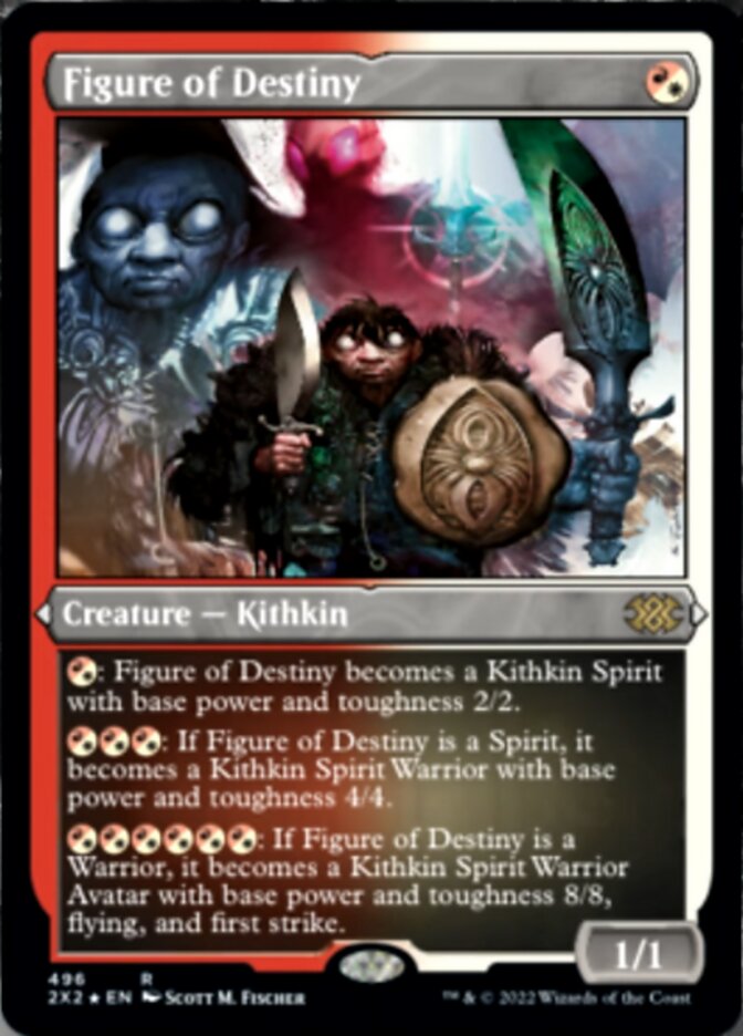 Figure of Destiny - [Etched Foil] Double Masters 2022 (2X2)