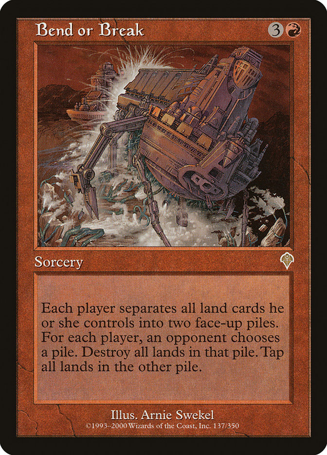 Bend or Break - [Foil, Retro Frame] Invasion (INV)
