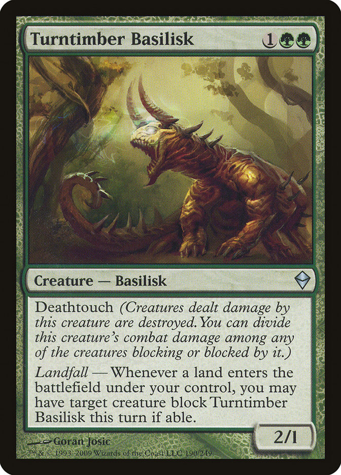 Turntimber Basilisk - [Foil] Zendikar (ZEN)