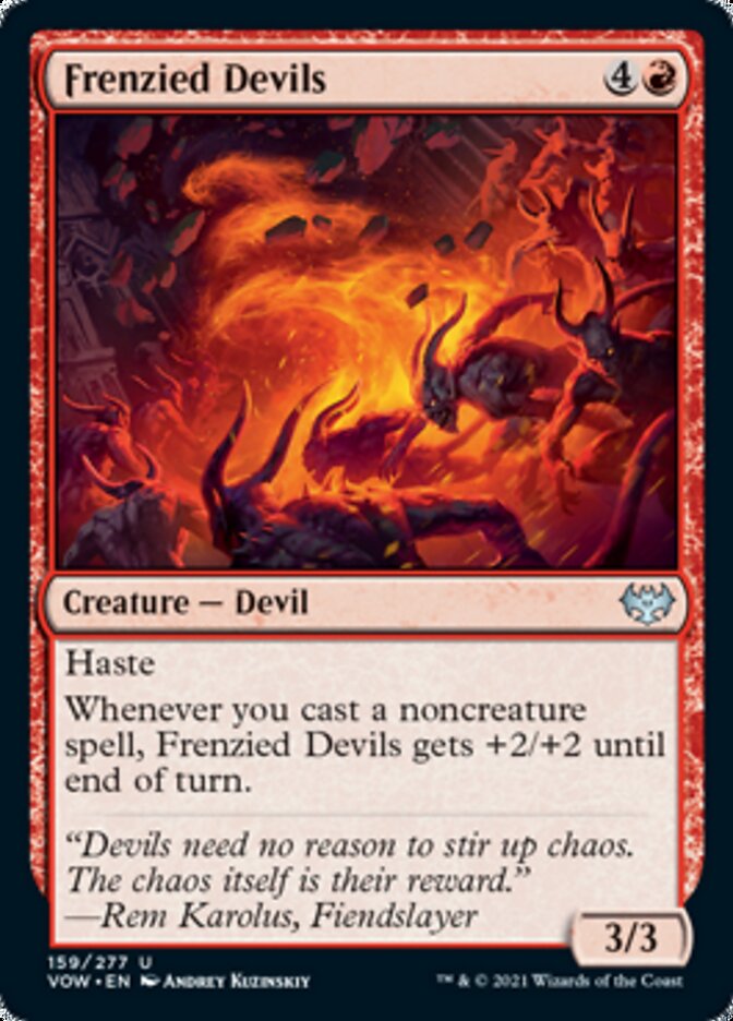 Frenzied Devils - [Foil] Innistrad: Crimson Vow (VOW)