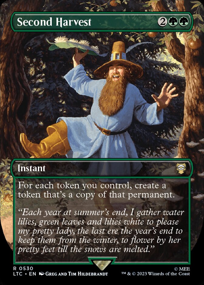 Second Harvest - [Foil, Borderless] Tales of Middle-earth Commander (LTC)