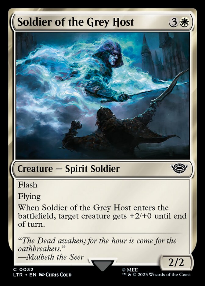 Soldier of the Grey Host - [Foil] The Lord of the Rings: Tales of Middle-earth (LTR)