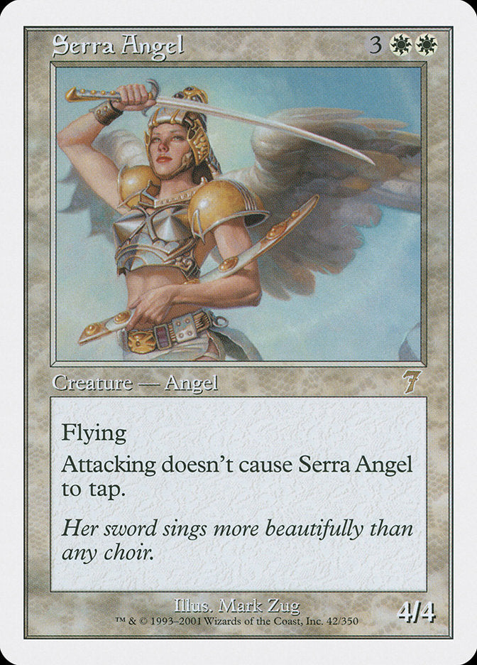 Serra Angel - [Foil] Seventh Edition (7ED)