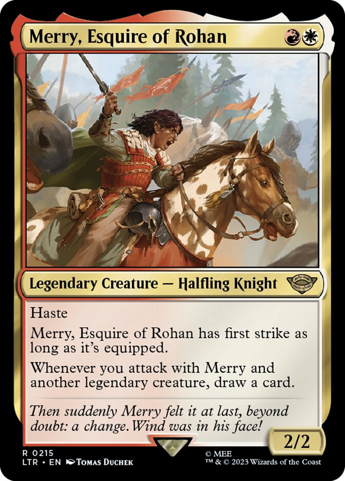 Merry, Esquire of Rohan - [Foil] The Lord of the Rings: Tales of Middle-earth (LTR)