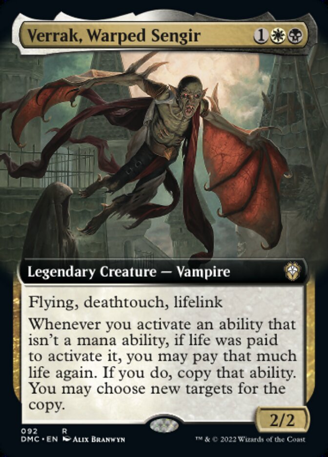 Verrak, Warped Sengir - [Extended Art] Dominaria United Commander (DMC)