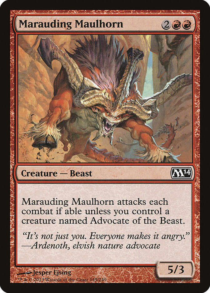 Marauding Maulhorn - Magic 2014 (M14)